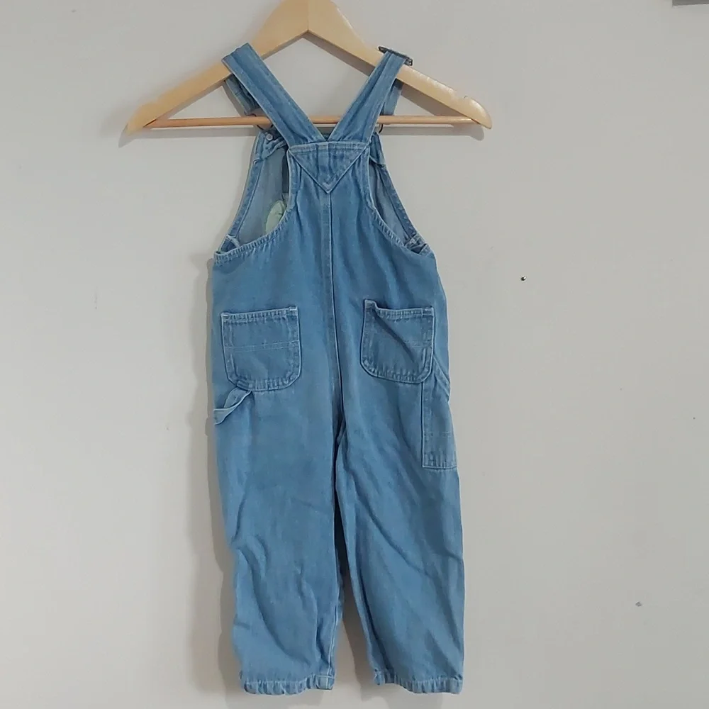 Vintage 90s Sesame Street Denim Overalls - Picture 4 of 10
